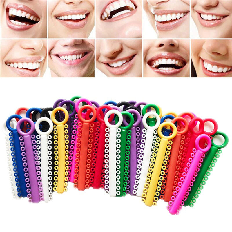 [Australia] - Orthodontic O-rings, orthodontic ligature ties, orthodontic ligature ties, orthodontic ligature ring, orthodontic ligature ties, transparent, 40 pieces 