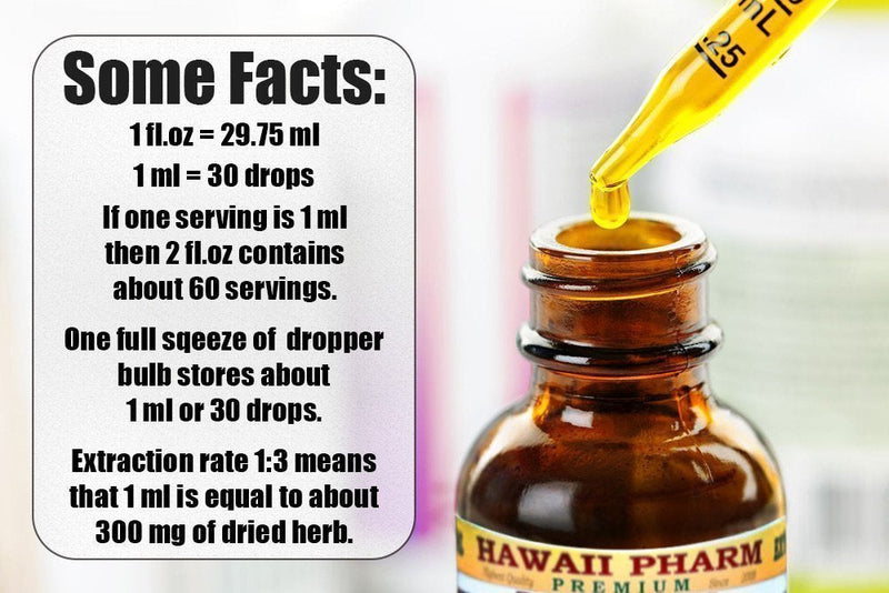 [Australia] - Hawaii Pharm Red Clover Alcohol-Free Liquid Extract, Red Clover (Trifolium Pratense) Flower Glycerite Natural Herbal Supplement, USA 2 fl.oz 2 Fl Oz (Pack of 1) 