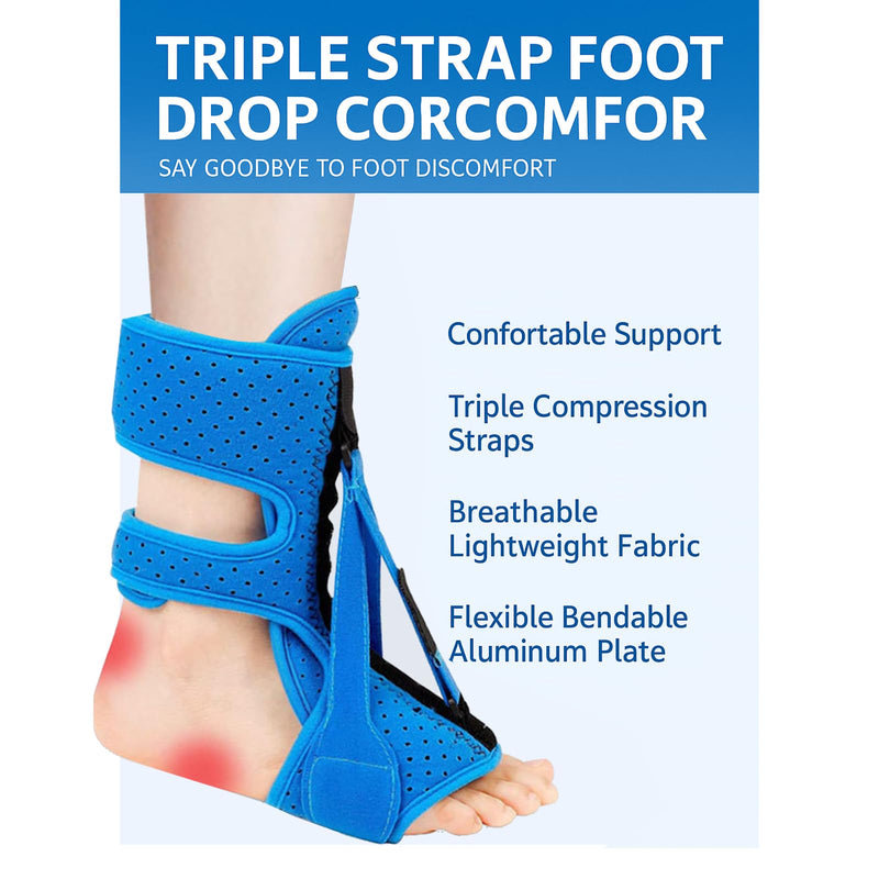 [Australia] - Adjustable Night Splint for Plantar Fasciitis Relief – Foot Brace for Heel Pain, Achilles Tendinitis, and Planter Facetious – Comfortable Night Support for Women and Men (grey) grey 