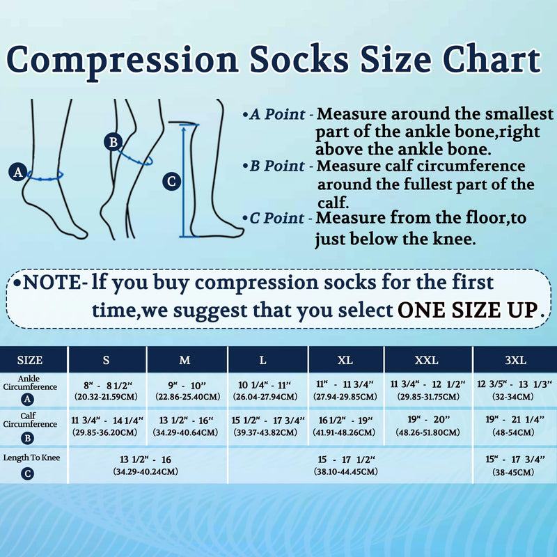 20-30 mmHg Medical Compression Socks for Women and Men Knee High Open Toe Stockings Varicose Vein Swollen legs(M, Beige) Medium