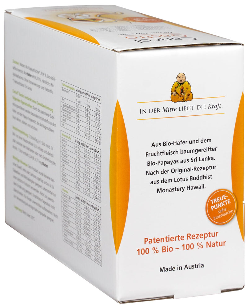 [Australia] - Caricol Gastro | 100% natural product | Support for the gastric mucosa | With the power of papaya & biotin | With Papain | 42 sticks of 20 g each (840 g) 