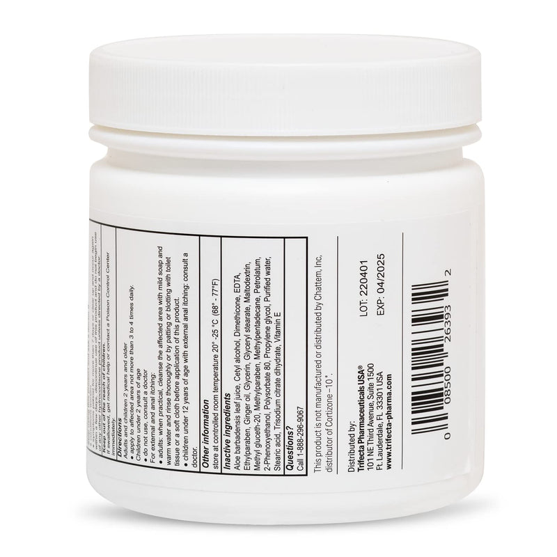 [Australia] - Globe Hydrocortisone Maximum Strength Cream 1% w/Aloe, 16 oz, Anti-Itch Cream for Redness, Swelling, Itching, Rash, Bug/Mosquito Bites, Eczema, Hemorrhoids & More, 16 oz Jar 