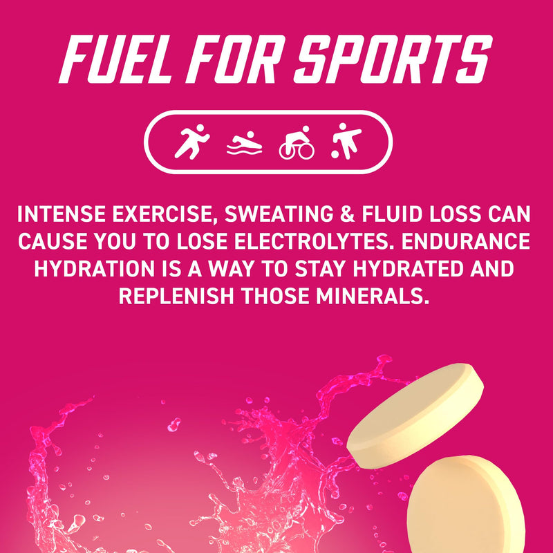 Applied Nutrition Endurance Hydration Electrolyte Tablets - 400mg Electrolytes per Serving – 120 Effervescent Tablets, Sugar Free, Low Calorie, Added Vitamin C Boost Performance – Vimto 120 count (Pack of 1)