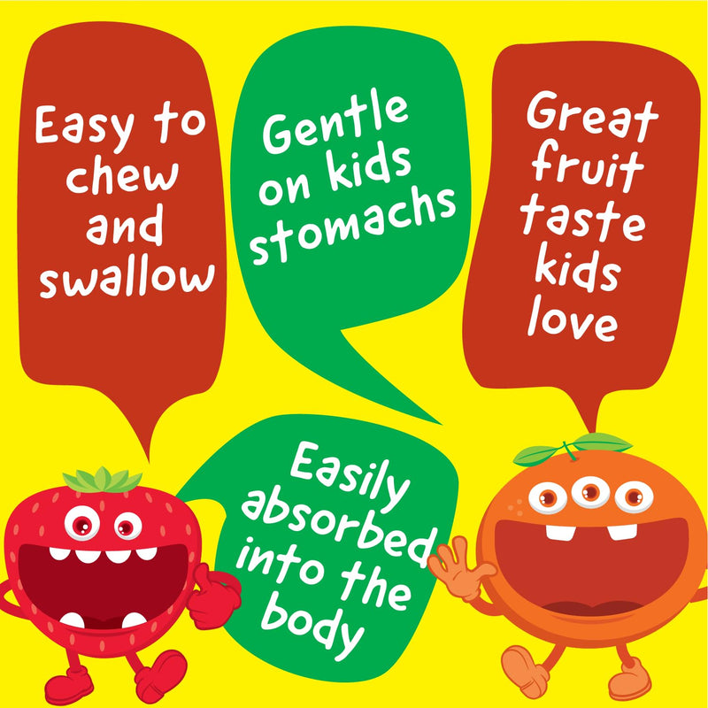VitaWorks Kids Biotin 5000mcg Chewables + Elderberry + Zinc + C Chewables Bundle