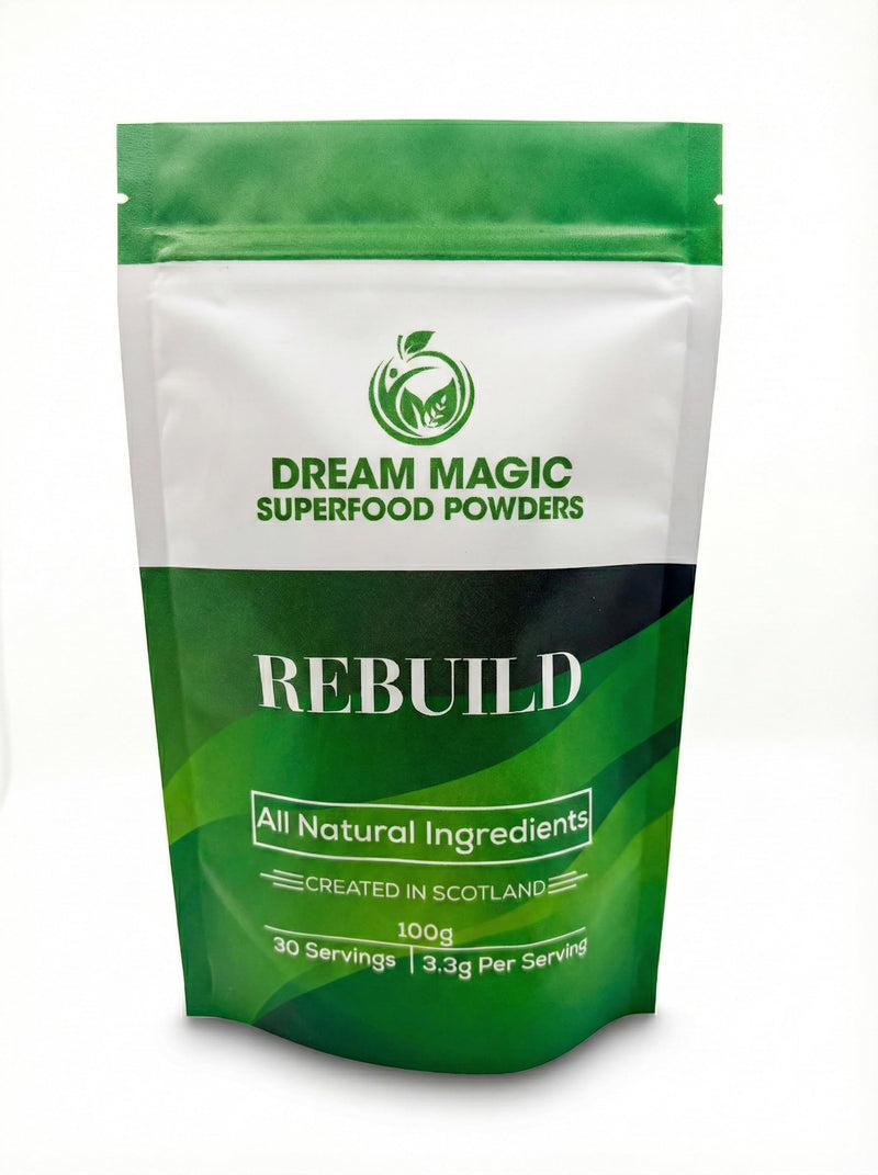 Green Superfood Powder, 30 Servings | Gut Health, Digestion & Immune Support | Vegan Daily Greens with Spirulina, Chlorella, Moringa & Wheatgrass | Great for Smoothies | 100g