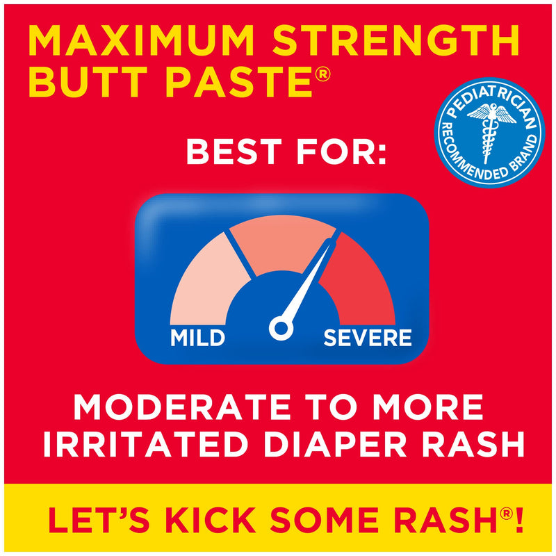 [Australia] - Boudreaux's Butt Paste Maximum Strength Diaper Rash Cream, Ointment for Baby, 4 oz Tube 4 Ounce 