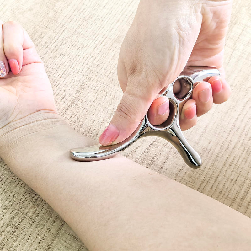 [Australia] - BYYDDIY Gua Sha Trigger Point Massage Tool -Thumb Protector,Deep Tissue Massage,Muscle Scraper Tool (T) 