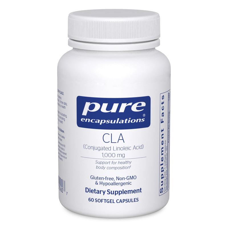 [Australia] - Pure Encapsulations CLA (Conjugated Linoleic Acid) 1,000 mg | Promotes Healthy Body Composition with Exercise* | 60 Softgel Capsules 60 Count (Pack of 1) 