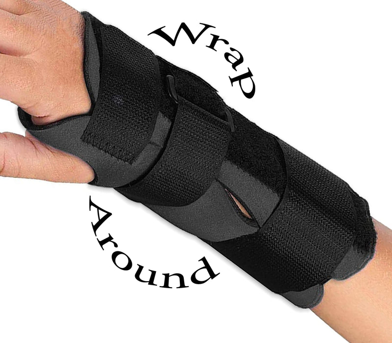 Rehabilitation Advantage Pediatric Breathoprene Soft Foam Wrist Brace, Large Right