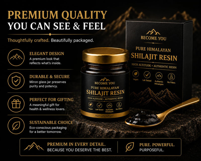 Pure Himalayan Shilajit Resin, 50g, Authentic High Altitude, Lab Tested, Vegan, Heavy Metals Tested, Traditional Mineral Complex, Energy & Vitality Support