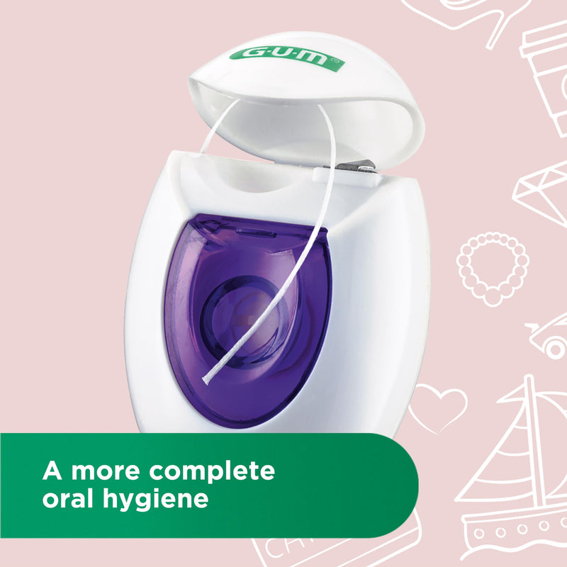 [Australia] - GUM EXPANDING FLOSS dental floss/Fluxes up during use/Also suitable for narrow gaps between teeth/Lightly waxed/Gentle on gums/4x30m (+1 free sample) 4x30m (+1 free sample) 