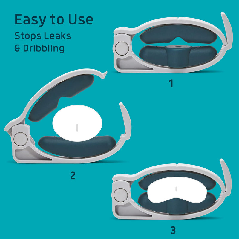 [Australia] - Freedom Clamp by Lunderg - with Innovative Pro-Hinge for Top-Down Pressure & 5 different Fittings - Totally Customizable Penile Clamp for Incontinence - Mens Incontinence Products Freedom Clamp 