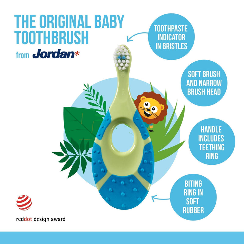 Jordan* | Step 1 + Step 3 Toothbrush Pack | Pack of Toothbrushes for Babies 0-2 Years and Children 6-9 Years Old | 4 + 4 Units
