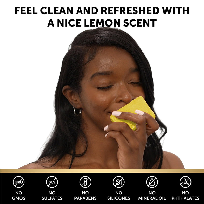 VALITIC Brightening Lemon & Turmeric Kojic Acid Soap with Vitamin C, Retinol, Collagen - Original Japanese Complex Infused with Hyaluronic Acid, Vitamin E, Shea Butter - Dark Spot Corrector (5 Pack) 5 Pack