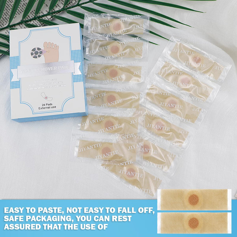 [Australia] - FERCAISH Pack of 24 wart remover corn plasters, thorn warts removal, corn removal pads, corns remover pads, pressure protection plasters, wart plasters for feet 