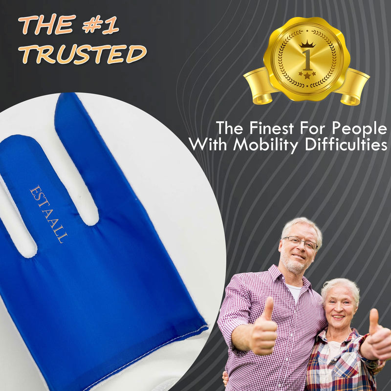 [Australia] - Sock Aids for Putting On Socks, Wide Sock Aid, Sock Aid Device for Seniors, Disabled, Pregnant, Sock Helper Aid Tool Easy On and Off, Sock Assistant Device Bending, Soft Sock Puller Aid（L） L 