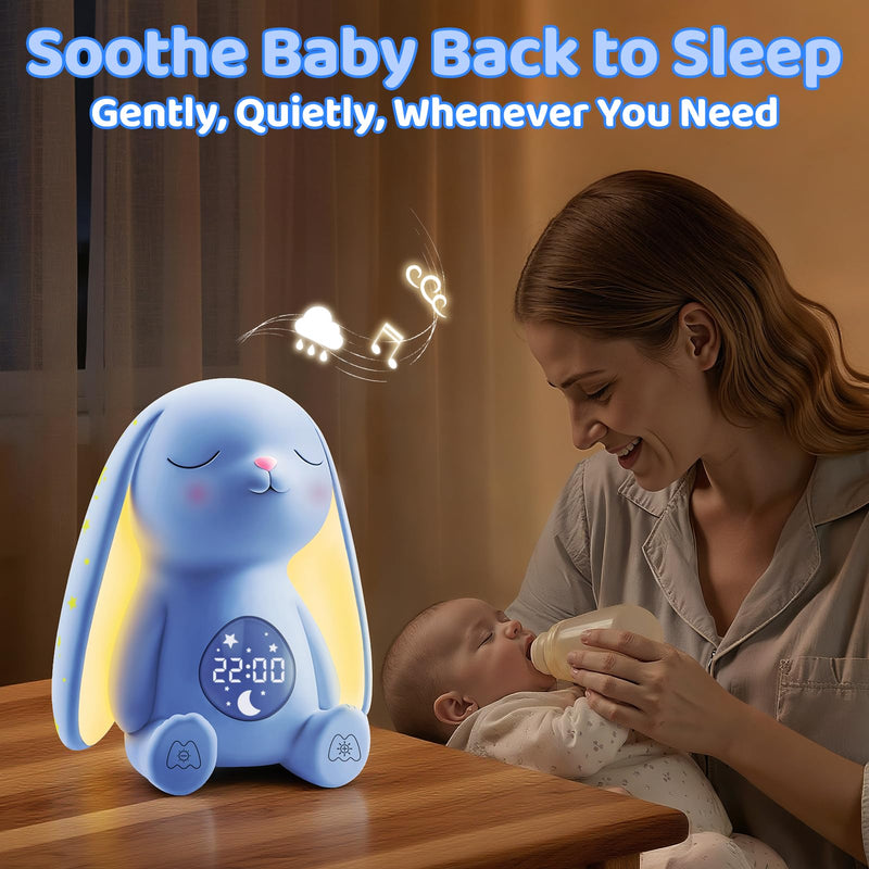 [Australia] - 2025 Mom's Choice Awards | White Noise Sound Machine Baby with Night Light, Cry Detection,100 Soothing Sounds, App Control, 150% Battery Life, 50% Faster Sleep, Newborn Essentials 