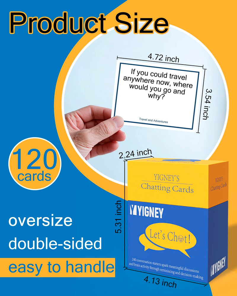 [Australia] - Conversation Cards for Seniors Alzheimer Products for Elderly Dementia Activities for Patients Memory Game for Men Women 