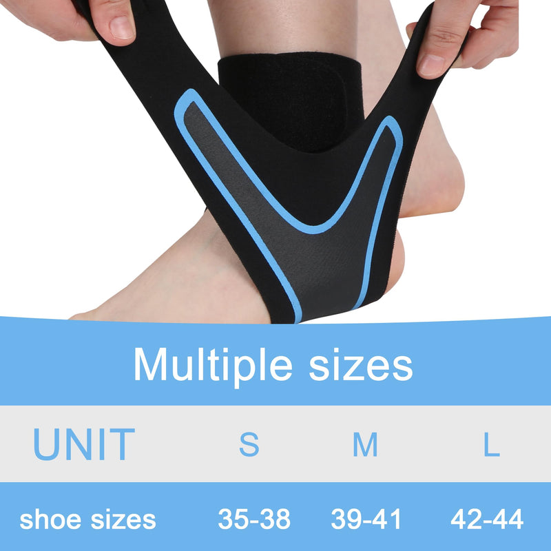 [Australia] - KKTONGXI Neuleben Foot Wrap Restore Plantar Fasciitis Restore - Plantar Fasciitis Foot Wrap Flexible Ankle Support Compression Wrap Cover for Men and Women. (Black, L) Black 