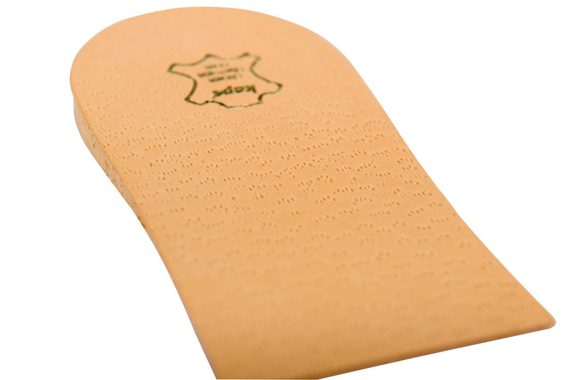 [Australia] - Heel raiser, heel raiser, heel cushion, orthopedic wedge, numerous widths and heights, leather cover, Topmed Plus from Kaps, 1 piece (height 10 mm / 0.4 inch - size M) M (10 mm) beige 