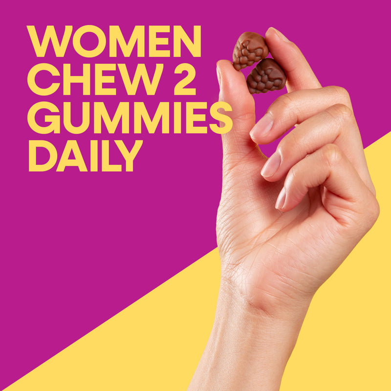 Nature's Way Alive! Women’s Multivitamin Gummy, Vitamins A, C, D3, E, 130ct | Berry Flavored, Daily Chewable Multivitamins for Women, B-Vitamins, Supports Immune, Heart, & Muscle Function* 130 Count (Pack of 1)