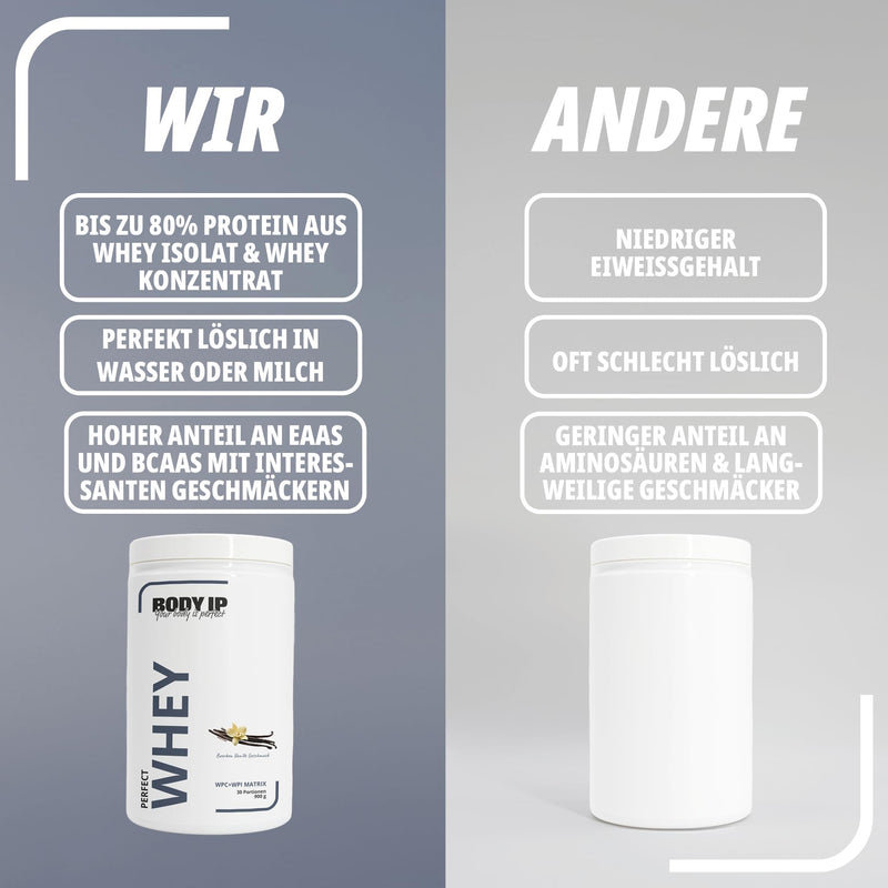 [Australia] - BODY IP Perfect Whey Protein Powder | Creamy Bourbon Vanilla | Protein powder for protein shake & muscle building | high BCAA content | 30 servings | Whey Isolate & Concentrate | high protein content | 900g 900g (pack of 1) 
