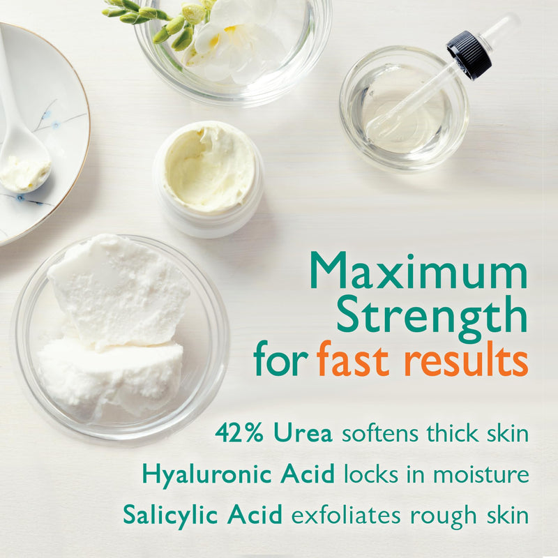 GILDEN TREE Urea Gel 42 Percent For Feet Maximum Strength Softens Cracked Heel Calluses & Thick Toenails 42% Urea Gel