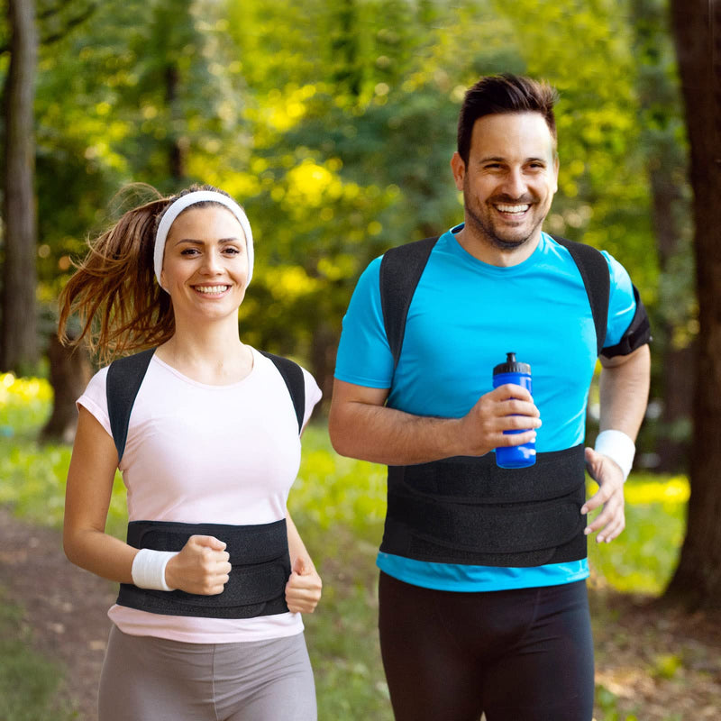 [Australia] - Posture Corrector for Women and Men, Brace for Upper and Lower Back Pain Relief, Adjustable and Fully Back Support Improve Back Posture and Lumbar Support(M, 30"-35.5" Waist) Medium (Pack of 1) 