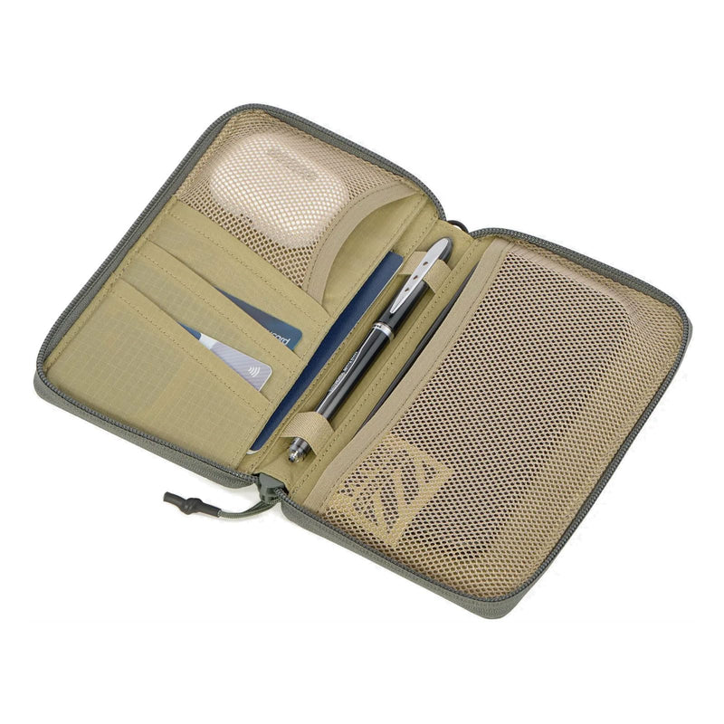 VIKTOS Upscale Travel Wallet | Weather-Resistant Compact, Tactical EDC Storage, Carbon Fiber Chassis, Black, 7.5" H x 4.5" W x 1" D