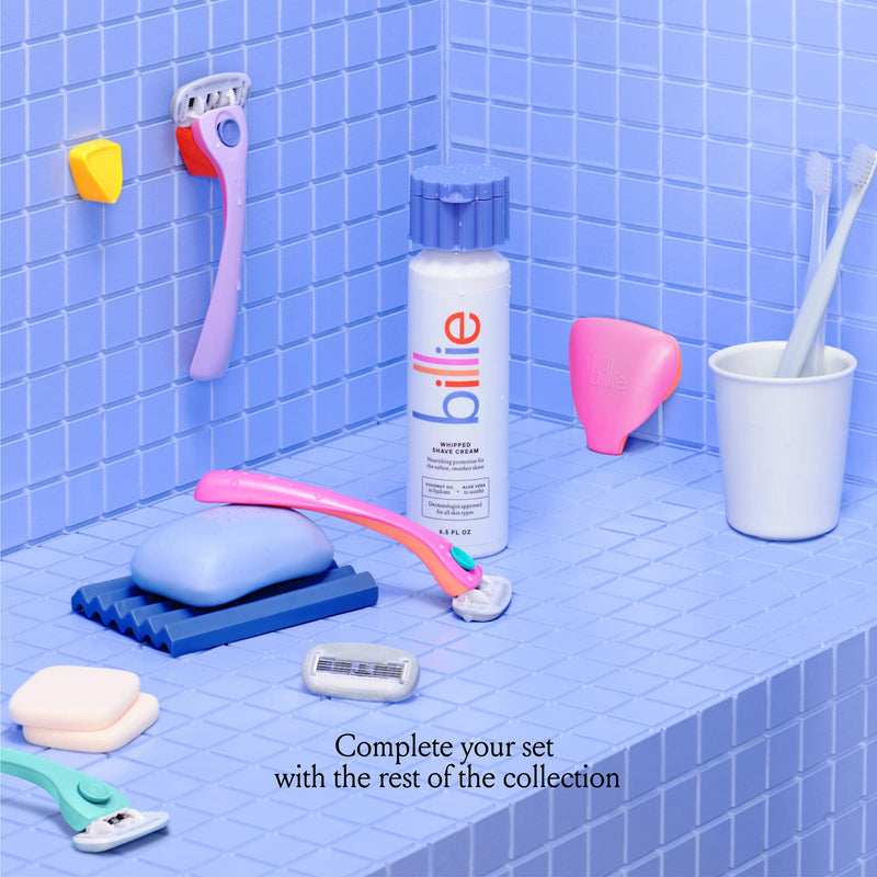 [Australia] - Billie Razors for Women Shave Kit – Women’s Razor + 2 x 5-Blade Razor Refills + Magnetic Holder – Sunburst 