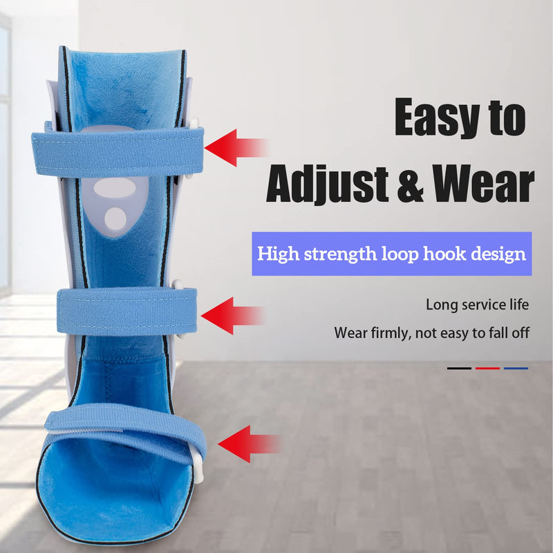 Kids AFO Drop Foot Brace Baby Ankle Foot Orthosis Night Splint for Children Toddler Pediatric Strephenopodia Support Strephexopodia Splint Walking with Shoes or Sleeping (XL-Right) XL-Right White