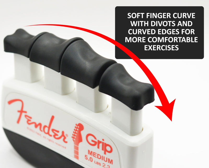 [Australia] - Fender GRIP Hand and Finger Exerciser (Medium - 5lbs / 2.3kg) ‚Äì Best Ergonomic Finger Strengthener to improve play on all stringed instruments (Guitar, Bass, Violin, etc.) 