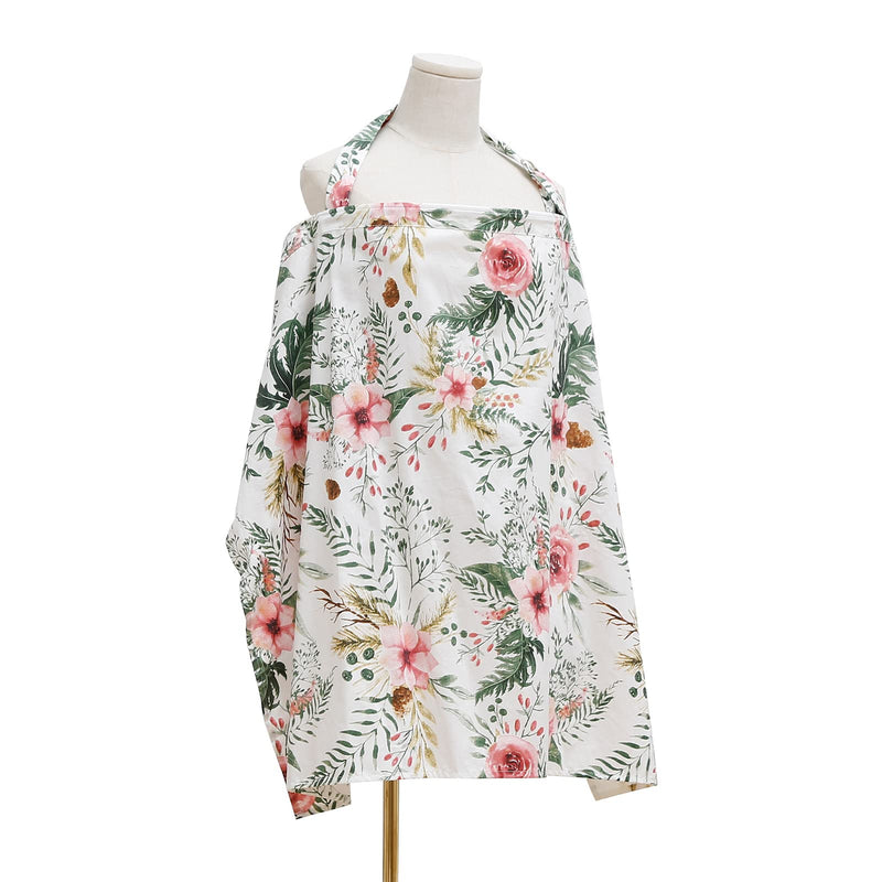 [Australia] - insular Nursing Cover for Breastfeeding, Infant Feeding Cover Breathable Cotton Privacy Breastfeeding Apron, Rose 