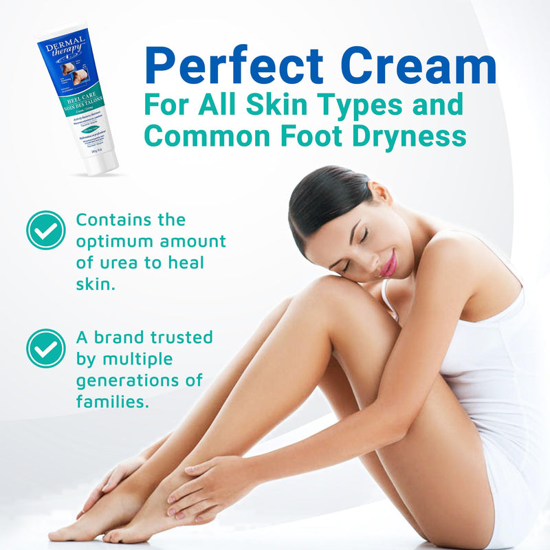 [Australia] - Dermal Therapy Heel Care Cream - Moisturizing Treatment that Repairs and Heals Dry, Rough, Cracked Heels and Feet | 25% Urea and 6% Alpha Hydroxy Acids (3oz+8oz Bundle) 5.5 Fl Oz (Pack of 2) 