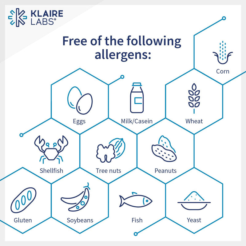 [Australia] - Klaire Labs Seleno Met - 200mcg Selenium as Hypoallergenic Selenomethionine, Bioavailable Antioxidant Support with No Yeast, Dairy & Gluten-Free (100 Capsules) 