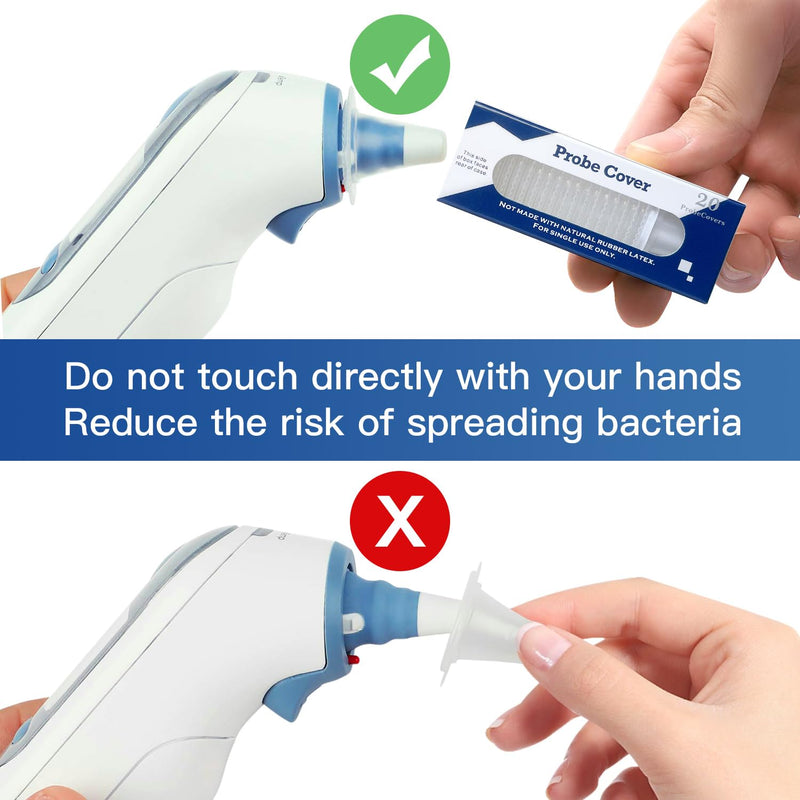 [Australia] - 400X Ear Thermometer Probe Covers, for All Braun Thermometer Ear Covers, Lens Filters, Refill Caps,Disposable Ear Thermometer Covers (400) 400 