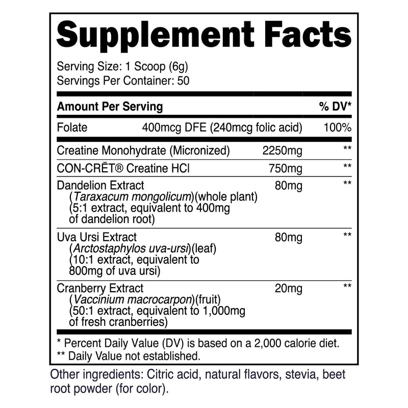 [Australia] - Nutricost Creatine Monohydrate Powder for Women, Micronized, Strawberry Lemonade, 50 Servings - Vegetarian, Non-GMO, Gluten Free 50 Servings (Pack of 1) 