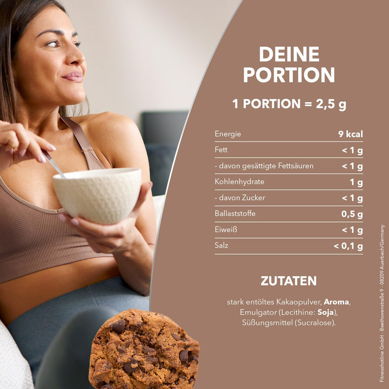 [Australia] - Best Body Nutrition - Holy Flavor - Flavor Powder - Chocolate Cookies - 250 g can - Flavor powder for refining food and drinks - with chocolate cookie flavor 