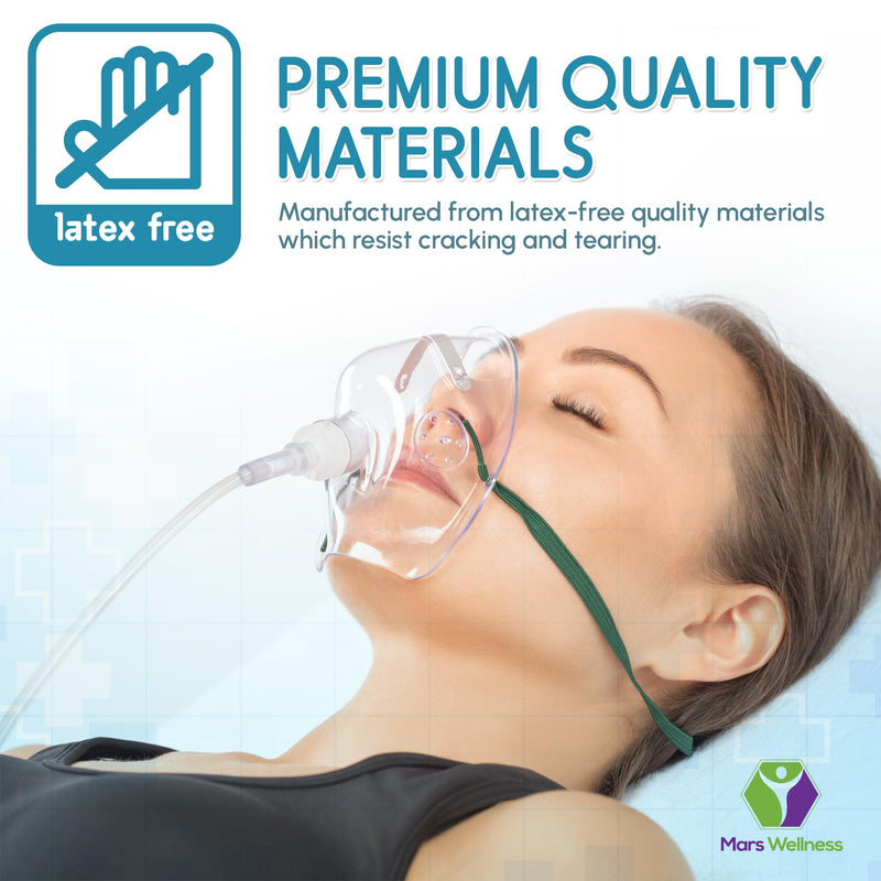 [Australia] - Mars Wellness Oxygen Tubing - Premium Clear Crush Resistant Oxygen Tubes - 25 Foot - 3 Tubes 25 Foot (Pack of 3) 