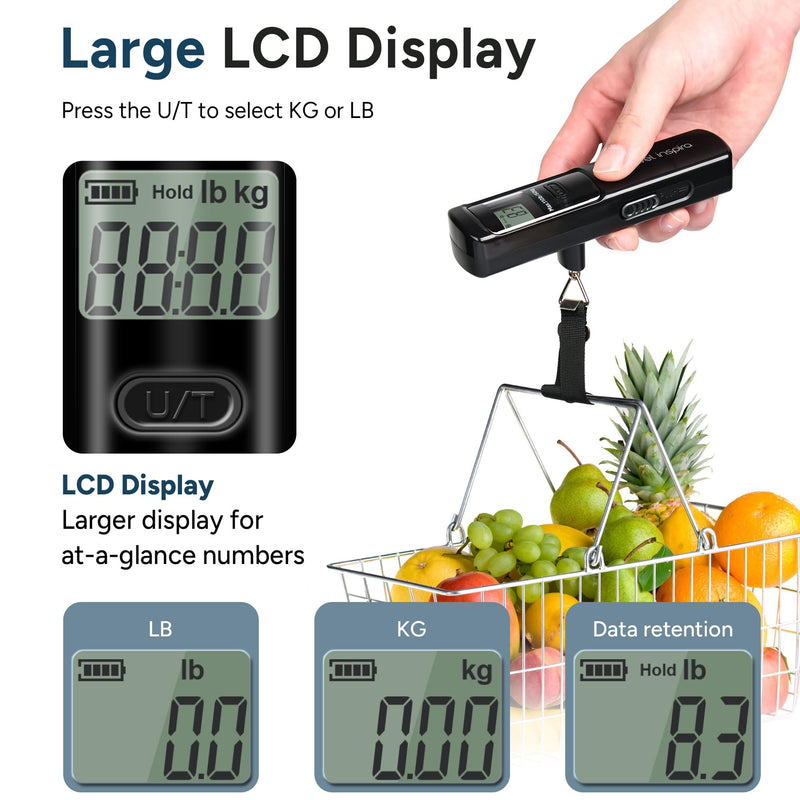 travel inspira Luggage Scale Battery-Free and RFID Blocking Travel Money Belt with Anti-Thief Zip - Slim Passport Holder