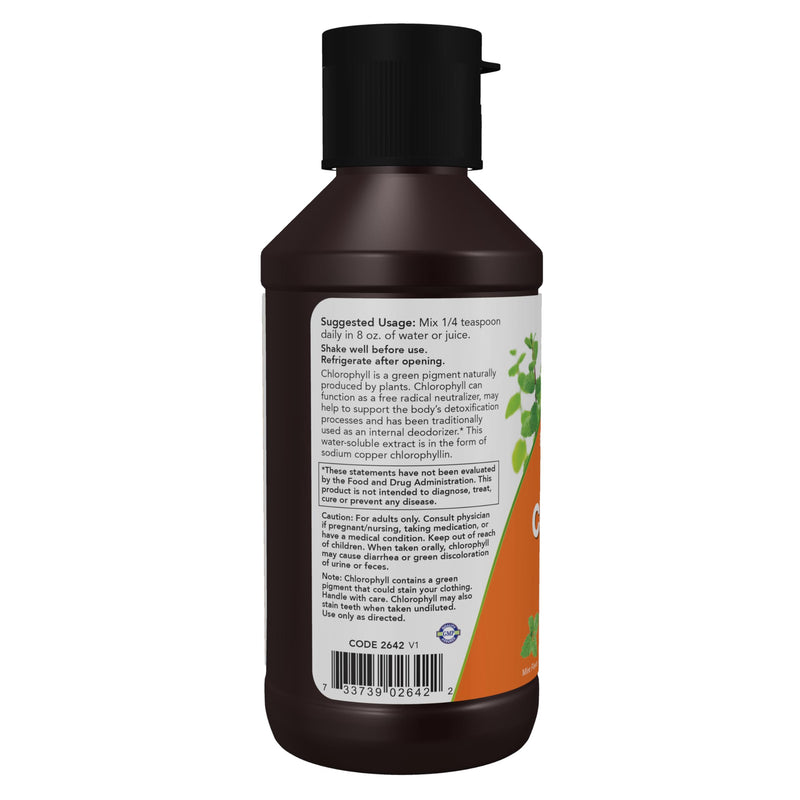 [Australia] - NOW Foods Supplements, Extra Strength Liquid Chlorophyll, Mint, Internal Deodorizer*, Promotes Clean 