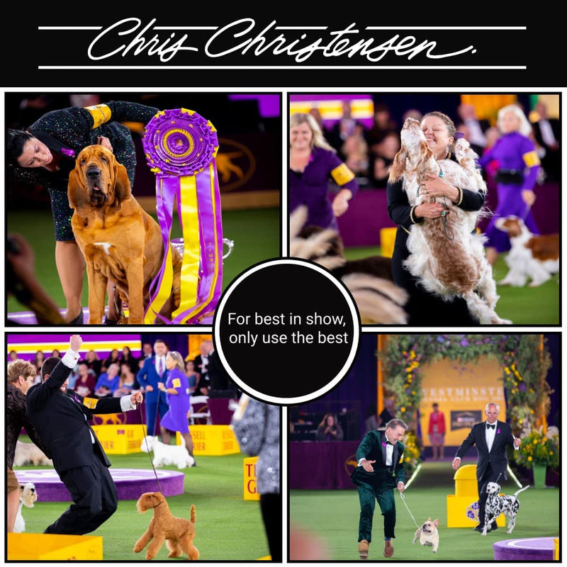 Chris Christensen Shampoo & Conditioner 16 oz Bundle - Spectrum One Shampoo + Spectrum One Conditioner + White on White Shampoo, Groom Like a Professional, Made in USA - PawsPlanet Australia