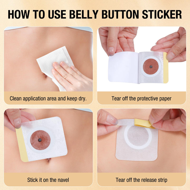 [Australia] - Belly Patch,Disposable Empty Belly Button Patch, Portable Anti Leakage No Wash Kit,Natural Belly Sticker for Women and MenÔºåSoft and Comfortable, Wash-Free, Easy to Use 30PCS 