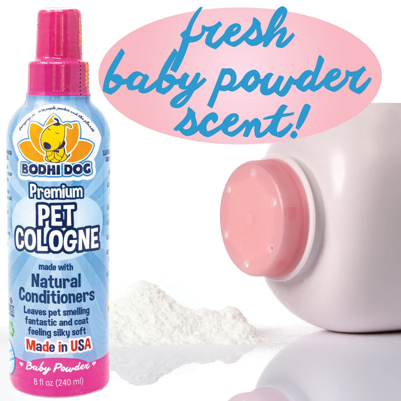 Bodhi Dog Baby Powder Cologne 8oz + Sugar Cookie Cologne 8oz Bundle - PawsPlanet Australia