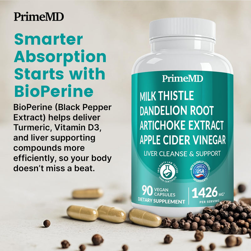 [Australia] - 32-in-1 Liver Support Supplement with Milk Thistle, Silymarin, Artichoke Extract & Beetroot Powder ‚Äì Comprehensive Wellness Formula ‚Äì 1426mg (90ct) 90 Count (Pack of 1) 