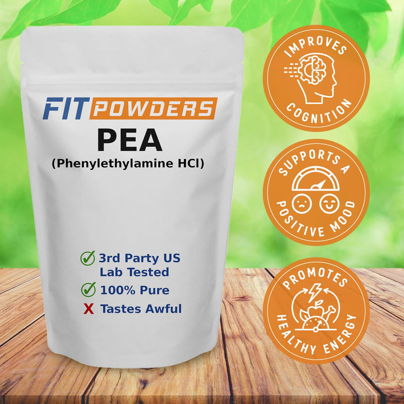 [Australia] - Beta Phenylethylamine HCl Pea Powder (Phenethylamine), Phenylethylamine Powder for Serotonin, Dopamine, and Energy Boost 0.88 Ounce (Pack of 1) 