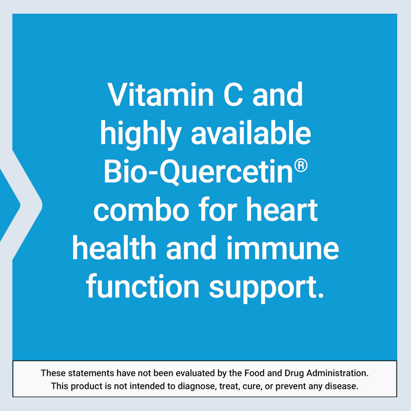 Life Extension Vitamin C and Bio-Quercetin®,Cardiovascular Health Supplement,Immune Support,Highly absorbable,quercetin,Vitamin C,Gluten Free,Non-GMO,Vegetarian,250 Tablets,(Pack of 2) 250 Count (Pack of 2)
