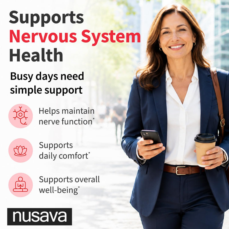 NUSAVA B12 Liquid Drops 5000mcg, Raspberry, Pack of 2 | Energy, Brain and Heart Support, Methylcobalamin B12 with B6, B1, Niacin and Folate, Sublingual Drops for Women and Men 2 Fl Oz (Pack of 2)