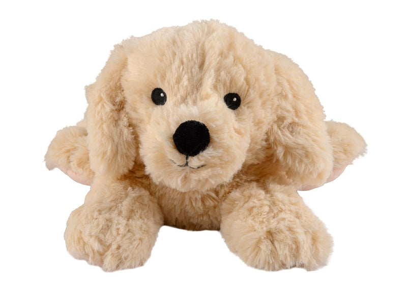 [Australia] - Warmies heat cushion/stuffed toy ''Golden Retriever'' removable millet lavender filling 35cm 750g, beige 