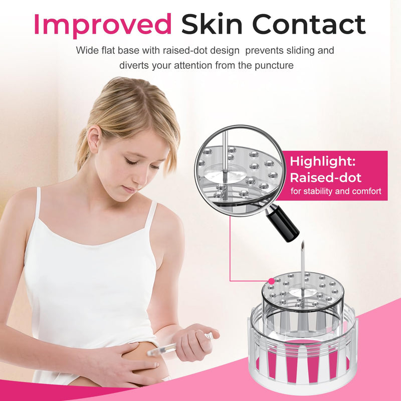 [Australia] - Insulin Pen Needle 32G 4mm (5/32"), Wide Flat -seat Base, 100 Count, Diabetic Pen Needles for Injections Universal Fit with Most Diabetes Pens Comfortable 